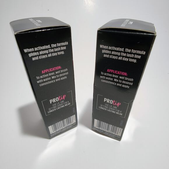L.A. Girl Hyper Cake Liner Water Activated Smoked Out Black 2 Pack - Picture 5 of 6